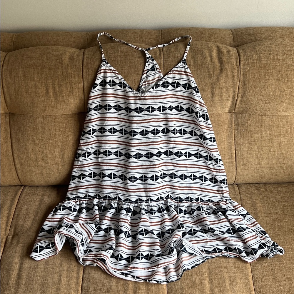 Acacia Swimwear Strappy Dress with Geometric Design